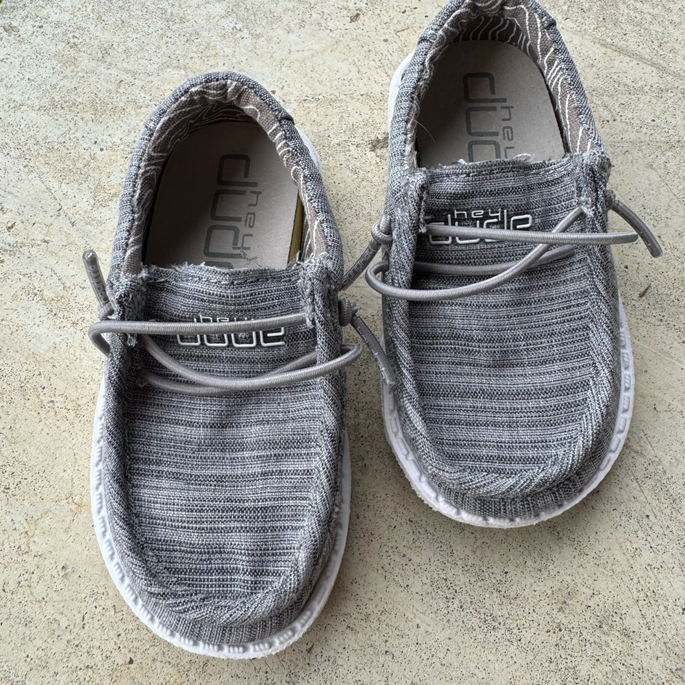 Hey Dude Charcoal Slip-On Shoes